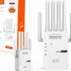 Access Point Zenwire Mocny Wzmacniacz Sygnału Zasięgu Sieci Wifi 5G Repeater Zewnętrzny Extender Zenwire WD-R611U 300 Mb/s