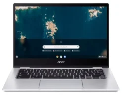 Acer Chromebook Spin 314 CP314-1HN-C07F Intel Celeron N5100 (14") Ekran Full HD 8 GB LPDDR4x-SDRAM 128 GB eMMC Wi-Fi 6 (802.11ax) ChromeOS Niemiecki Srebrny NX.AZ3EG.00B