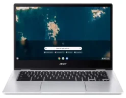 Acer CP314-1HN-C11N Intel® Celeron® N4500 Chromebook 35,6 cm (14") Ekran Full HD 8 GB LPDDR4x-SDRAM 64 GB SSD Wi-Fi 6 (802.11ax) ChromeOS Srebrny NX.AZ3EG.003