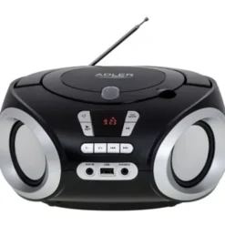 Adler Boombox CD-MP3, USB, Radio FM AD 1181 Czarny AD 1181