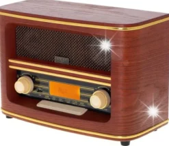 Adler Radio kuchenne retro stereo bluetooth USB MP3 LCD 10W budzik