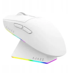 Ajazz AJ139 V2 MC-3 Mod-White-Pixart 3311 bezprzewodowa AJ139-V2-MC-W