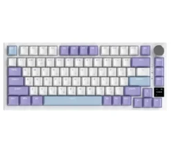 Ajazz AK820 Pro Flying Fish Switch Biało-fioletowy AK820PRO-FF-PWB