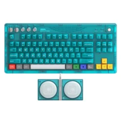8BitDo - Retro 87 Mechanical Keyboard Clear Blue RET00939