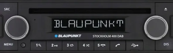 Blaupunkt Stockholm 400 DAB BT Bilradio Apple CarPlay, DAB+ tuner