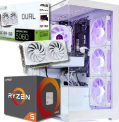 BSG Komputer BSG Raptor V50 AMD Ryzen 5 NVIDIA GeForce RTX 5060 16GB DDR4 512GB SSD Windows 11 bsg_5060_ Gracza Grania Szybki Wydajny Domu