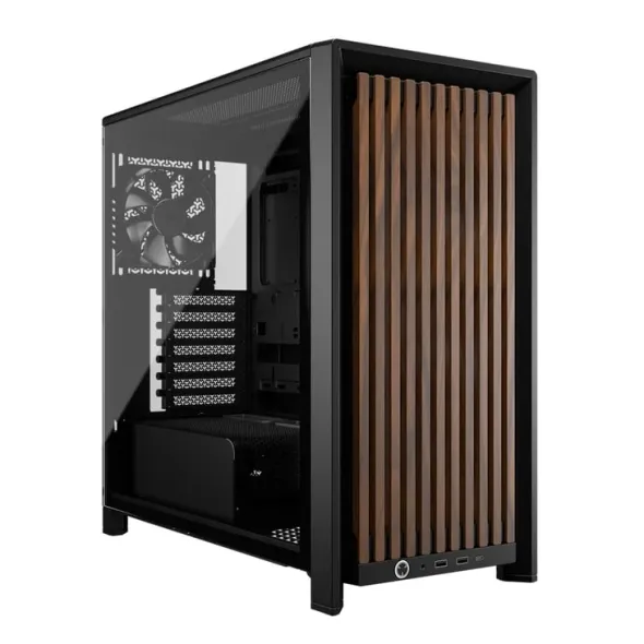 Corsair FRAME 4000D WOOD RS Midi Tower Czarny, Drewno CC-9011340-WW