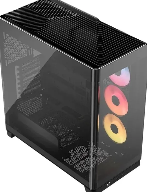 Corsair 4500X LX-R RGB Tempered Glass Mid-Tower, Black Midi Tower Czarny CC-9011316-WW