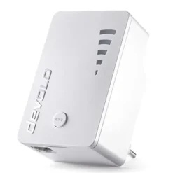 Devolo 9789 Sieciowy Repeater Sygnału Sieci Bezprzewodowej 1200 Mbit/S Biały - Wifi Extender Z Funkcją Dwuzakresową, Gigabit Ethernet Lan I Wyświetl..