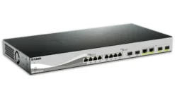 D-Link DXS-1210-12TC/E łącza sieciowe Zarządzany L2 10G Ethernet (100/1000/10000) 1U Czarny, Srebrny DXS-1210-12TC/E