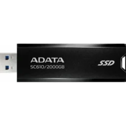 Dysk SSD ADATA SC610 2TB USB 3.2 Type-A 3D NAND TLC (SC610-2000G-CBK/RD)