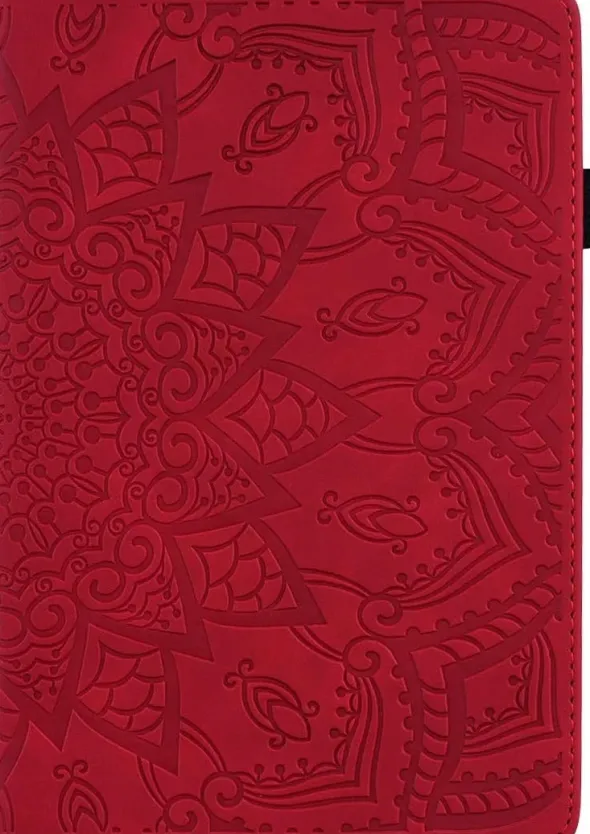 ETUI ZAMYKANE SAMSUNG GALAXY TAB S8 2022/ TAB S7 2020 CZERWONA MANDALA