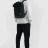 4F Plecak miejski (15 L) z kieszenią na laptop - czarny Uniwersalny