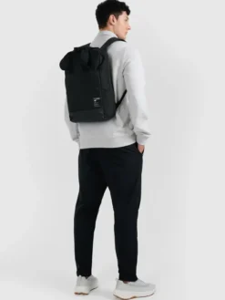 4F Plecak miejski (15 L) z kieszenią na laptop - czarny Uniwersalny