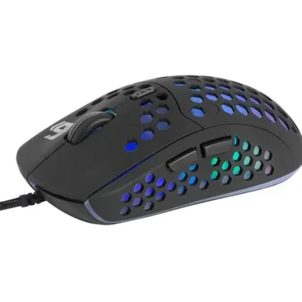 GEMBIRD GAMINGOWA MYSZ USB Z PODŚWIETLENIEM RGB RAGNAR RX400 6 PRZYCISKÓW, 7200DPI, CZARNA