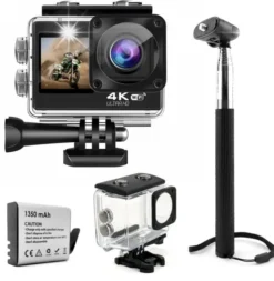 GOMEDIA V-35 4K UHD +monopod selfie
