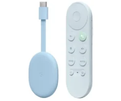 Google Chromecast 4.0 4K z Google TVniebieski