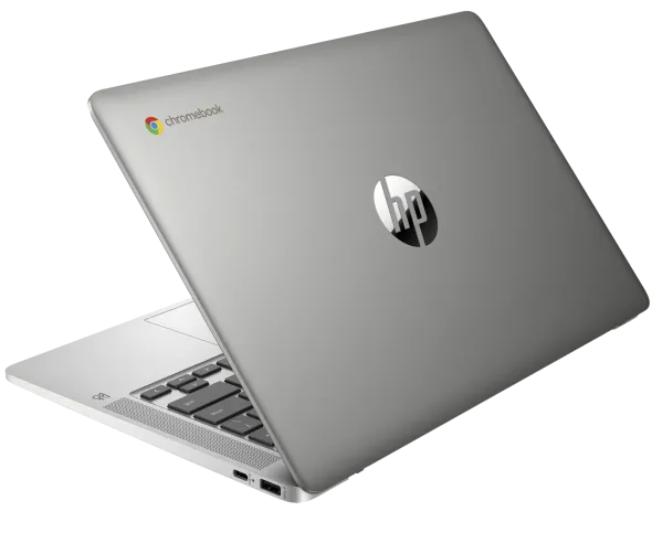 HP Chromebook 14a-na1083cl / 67U94UA / Intel N4500 / 4GB / eMMC 128GB / Intel UHD / FullHD / Chrome OS / Srebrny