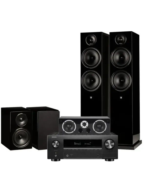 Kino domowe Denon AVC-X3800H + Wilson EL-8/4/Vocal Czarny