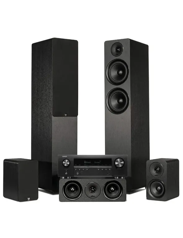 Kino domowe Denon AVR-S770H + Wilson Scenix 5.0 — Zestaw kina domowego z Dolby Atmos i HEOS, Zawartość zestawu: 19845-defaultCombination