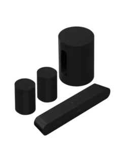 Kino domowe Zestaw Sonos Ray + Era 100 + Sub Mini — Dźwięk premium do domu z Wi-Fi, Kolor: Czarny