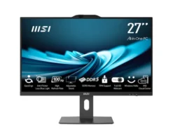 MSI AIO PRO AP272P 14M-867XEU i5-14400 27" IPS LED FHD Non-Touch Anti-Glare 16GB SSD512GB M.2 AX211 WiFi 6E NoOS Black
