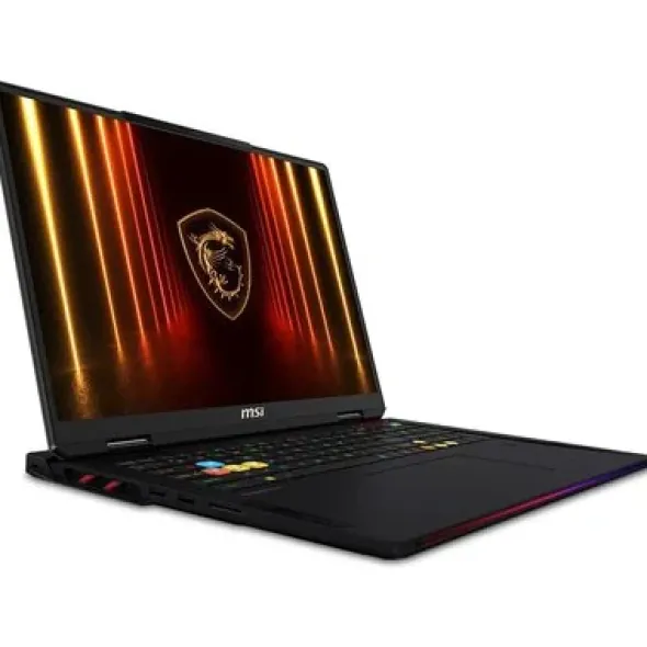 MSI Raider 18 HX AI A2XWIG-222PL 18" Ultra 9-285HX 64GB RAM 2 x 2TB SSD GeForce RTX5080 DLSS 4 Windows 11 Home