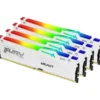Pamięć RAM KINGSTON Fury Beast White RGB 128GB 5200MHz