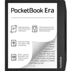 PocketBook Era 16GB Srebrny + etui Flip Czarne + 60 dni Legimi + 1100 ebooków GRATIS!