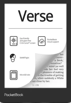 PocketBook Verse 8 GB Wi-Fi Szary