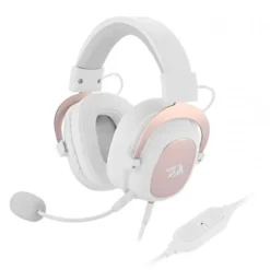 Redragon Zeus Białe (H510W) biało-różowe