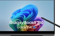 Samsung Galaxy Book5 360 NP754QHA-KA4DE notebook/Intel Core Ultra 7 258V Hybryda (2w1) 39,6 cm (15.6") Ekran Full HD 32 GB LPDDR5x-SDRAM 512 GB SSD Wi-Fi 7 (802.11be) Windows 11 Pro Niemiecki Szary