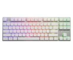 Sharkoon PureWriter White RGB TKL Kailh Red biała