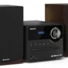 Sharp XL-B517D 15W CD USB FM DAB+ Bluetooth Czarno-Brązowy