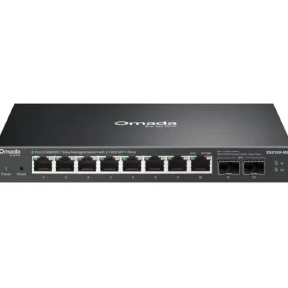 Switch TP-LINK Omada ES210X-M2 2.5 Gigabit Ethernet, 10 portów, Zarządzalny