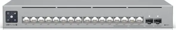 Switch Ubiquiti Ubiquiti Switch UniFi 12xRJ45 GBit/4xRJ45 2.5G/2xSFP+ Managed PoE+ 180W Max optional 19" Rack-Mountable, 1,3" Touchscreen