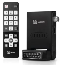 TELE System Mini STEALTH Cyfrowy dekoder naziemny LCN