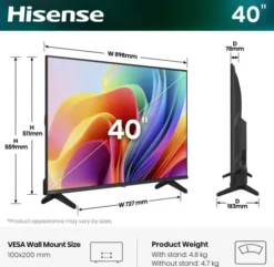 Telewizor Hisense 40" 40A49S