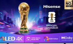 Telewizor HISENSE 100E7Q Pro 100" QLED 4K 144Hz VRR VIDAA Dolby Vision Dolby Atmos HDMI 2.1