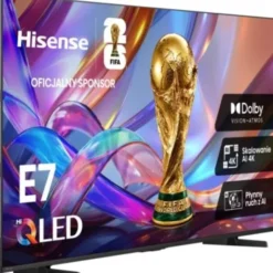 Telewizor HISENSE 65E7S 65" QLED 4K VIDAA Dolby Atmos Dolby Vision HDMI 2.1