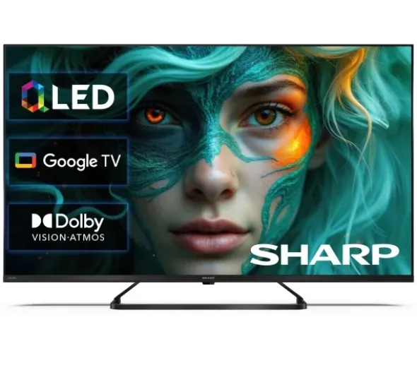 Telewizor Sharp 43HP6765E 43" QLED 4K Google TV Dolby Vision Dolby Atmos HDMI 2.1 DVB-T2