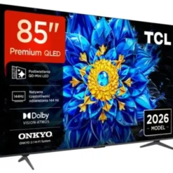 Telewizor TCL 85P8L 85" QD-Mini LED 4K 144Hz VRR Google TV Dolby Atmos