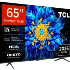 Telewizor TCL 65P8L 65" QD-Mini LED 4K 144Hz VRR Google TV Dolby Atmos