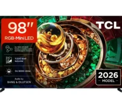 Telewizor TCL 98RM9L 98" RGB-Mini LED 4K 144Hz Google TV Funkcje AI Dolby Vision Dolby Atmos Bang & Olufsen HDMI 2.1 DVB-T2