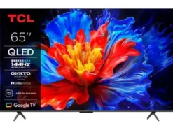 Telewizor TCL TV 65" 65P81K QLED 144 Hz 4K Google TV Dolby Atmos Vision