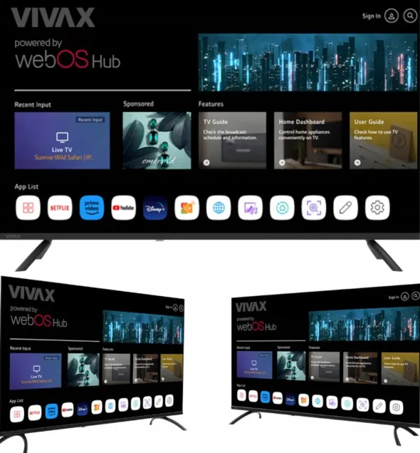 Telewizor VIVAX SMART TV LED 40" 40LE110WO WebOS FullHD DVBT2 HDR Bluetooth