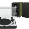 Thorens TD 402 DD (czarny) + ConneX DCB61 (oliwkowy)