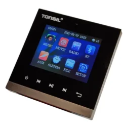 Tonsil odtwarzacz ścienny ws-35, 2 x 20w, bluetooth, microsd, fm, aux