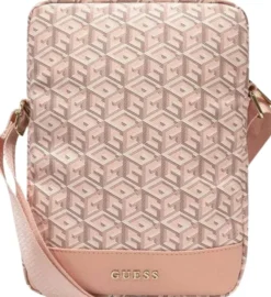 Torba na tablet Guess GUTB10HGCFSEP 10" GCube Stripe Różowy