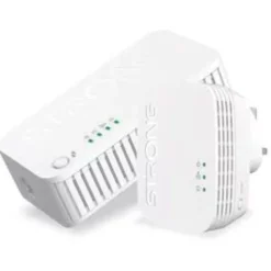 Transmiter sieciowy Strong Wi-Fi 1000 DUO MINI, 2 jednotky (POWERLWF1000DUOMINI) Biały